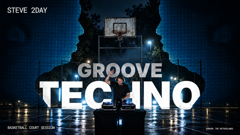 Steve 2day performs groove techno